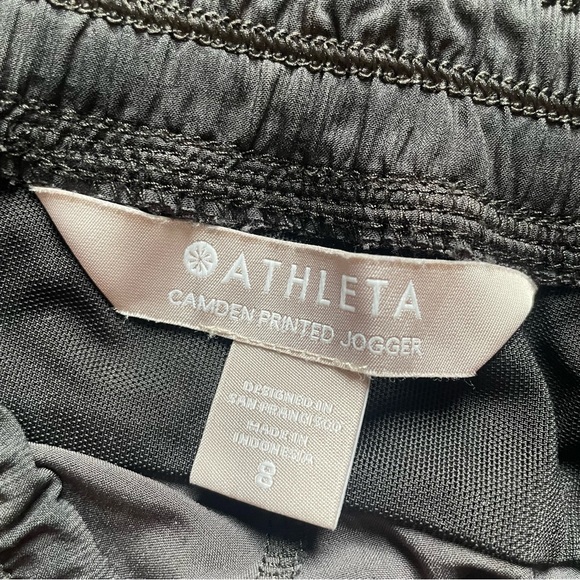 Athleta Pants & Jumpsuits Athleta Camden Printed Joggers Black